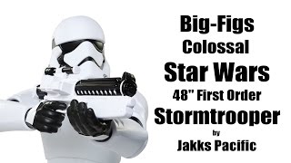 Star Wars 48 Inch Electronic First Order Stormtrooper by Jakks Pacific [upl. by Tunk]