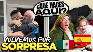 🇪🇸 VOLVEMOS a ESPAÑA por SORPRESA y ASÍ REACCIONA nuestra FAMILIA 😱🇲🇽 que hacen aquí [upl. by Trebreh]