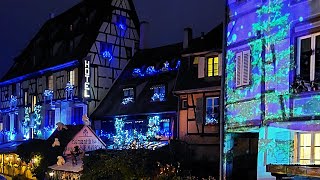 Colmar Christmas At Night  Colmar Christmas Markets  The Magic of Christmas  Walking Tour 4K [upl. by Eam854]