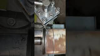 Pipe Cutting in Proper Size youtubeshorts lathemachine shortvideo [upl. by Suzetta]