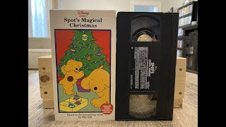 Disney Presents Spot Spots Magical Christmas 2000 VHS [upl. by Agarhs]