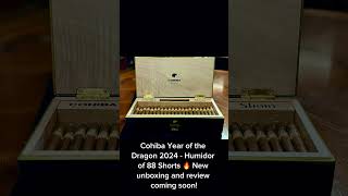 Cohiba Shorts Year of the Dragon 2024 Humidor of 88 🔥 cigarlife cigarreviews cubancigar habanos [upl. by Ehcram]