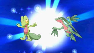 Ashs Treecko evolves into Grovyle Pokémon Emerald [upl. by Gnihc]