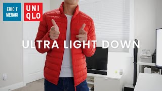 UNIQLO HAUL Mens Ultra Light Down Jacket Review  Info amp Fit Guide [upl. by Macnair440]