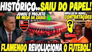 EXPLOSÃO DE EUFORIA NO FLAMENGO SONHO DO ESTÁDIO REALIZADO  CHEGADAS NO FLA SOBRAS NO CAIXA [upl. by Dustin527]