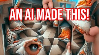 MindBending Optical Illusions by MC Escher  4K NeuralArt [upl. by Ylam]