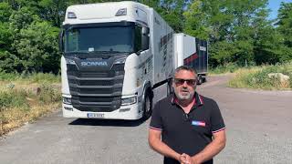 Essai camion Scania 770 S France Routes [upl. by Hcir597]