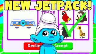 Trading New JETPACK Adopt me Roblox Update [upl. by Etnoek]