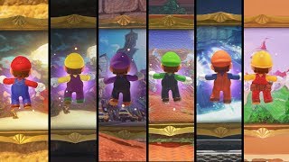 Super Mario Odyssey  All Warp Painting Locations [upl. by Duthie270]