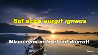 Sol ecce surgit [upl. by Felipe525]