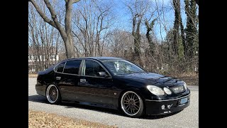 SOLD Toyota Aristo JZS161 V300 Vertex Edition Walkaround and Highway pulls [upl. by Llemor86]