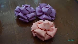 How to Make Brooches From Fabric  Handmade Flower Brooch Ideas [upl. by Egroj]