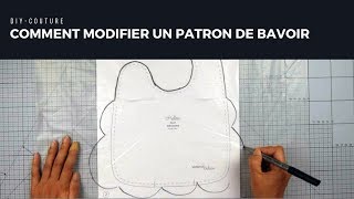 Comment modifier le patron dun bavoir [upl. by Glarum]