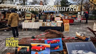 🇫🇷 “VANVES FLEA MARKET” LIVE STREAMING IN PARIS  EDIT VERSION  24012021 [upl. by Hamish]