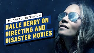 Moonfall Interview Halle Berry on Disaster Movies and Making Her Directing Debut [upl. by Yentrok]