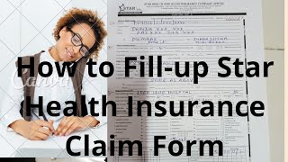 Star Health Insurance Claim Form filled sample Star Health Insurance Claim Form कैसे bhare [upl. by Hsaniva]