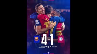 Barcelona vs Bayern Munich highlights barcelona bayernmunich raphinha lewandowski yamal kane [upl. by Okier987]