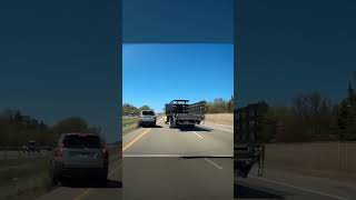 Road Rage Backfires Car Gets Run Off the Road [upl. by Nylazor468]