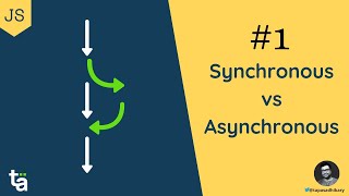 JavaScript Synchronous vs Asynchronous  Promises  Asynchronous Programming  Task and Job Queue [upl. by Elbring]