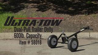 UltraTow DualPull Trailer Dolly 600Lb Capacity [upl. by Sadiras]