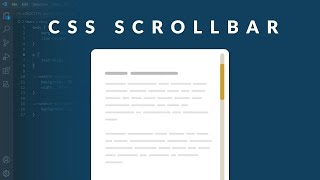 Create CUSTOM SCROLL BAR in CSS  How to Customize Scrollbar [upl. by Mezoff]