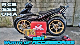 SNIPER 150  22k Accessories  RCB  UMA RACING  DIY UPGRADE [upl. by Ibmab]