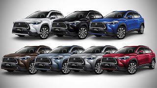 2021 Toyota Corolla Cross  All Colour Options  Images  AUTOBICS [upl. by Locke]