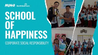 School Of Happiness  CSR MING Promotion X Benih Baik [upl. by Donaghue]