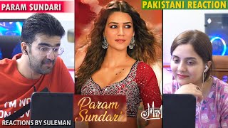 Pakistani Couple Reacts To Param Sundari Song  Mimi  KritiSanon  Shreya Ghoshal [upl. by Ellennoj]