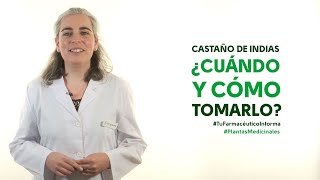 Castaño de indias cuándo y cómo tomarlo Tu Farmacéutico Informa  PlantasMedicinales [upl. by Goggin]