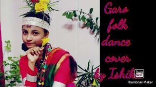 Garo folk culture dance cover by Ishika [upl. by Alik652]