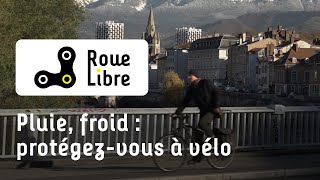 Pluie froid  protégezvous à vélo [upl. by Aneladgam]