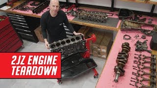 Detailed 2JZ Engine Teardown  See Why This Engine is So Loved [upl. by Leiahtan]