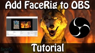 Setup FaceRig in OBS Recording with Green Screen  Tutorial for Beginners [upl. by Yanahs999]