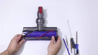 Dyson Vacuum Cleaner Direct drive cleaner head assembly and disassembly operation of components [upl. by Trela]