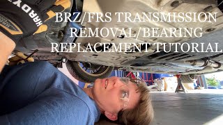 BRZFRS Transmission removal Bearing Replacement Tutorial [upl. by Uehttam38]