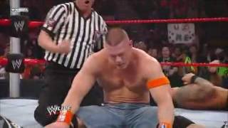 John Cena vs Randy Orton  2009 Superstar Of The Year Tournament Part 2 [upl. by Aneeuqahs]