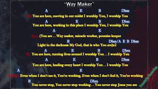 Way Maker Lyrics amp Chords  Leeland [upl. by Torres]