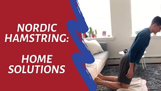 Nordic Hamstring HomeBased Workout [upl. by Ahsitram781]