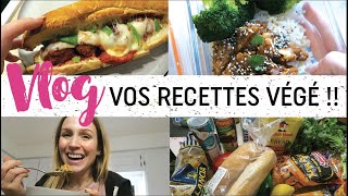 Je teste VOS RECETTES végé préférées  🌱 🍔 PlantBased [upl. by Belsky]