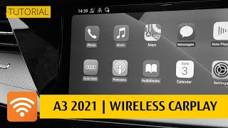 HOW TO SETUP WIRELESS CARPLAY  AUDI A3 2020  AUDI A3 2021  TUTORIAL  APPLE CARPLAY [upl. by Ennael]