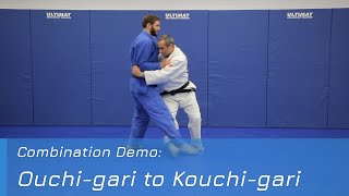 Ouchigari to Kouchigari  Combination Demo [upl. by Wendeline]