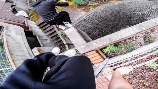 PARKOUR vs SECURITY  Real Chase Situation  GoPro HERO3 [upl. by Yecies]