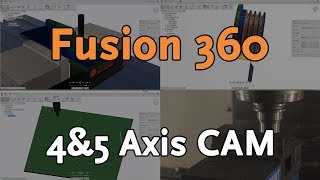 4 amp 5 Axis CAM in Fusion 360 Ultimate  Autodesk Virtual Academy [upl. by Lynnett]