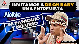 PENSABA QUE LA POLICIA LO VENIA A BUSCAR EN ALOFOKE RADIO SHOW DILON BABY HUYE POR SU LIBERTAD [upl. by Graniah]