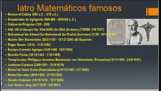 13 Iatromatemáticos famosos Médicos Astrólogos [upl. by Drawyeh187]