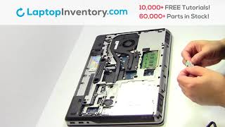 DELL Latitude E6540 WiFi Card Replacement Disassembly Take Apart E5520 M4600 [upl. by Ellard]