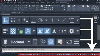 How to hide and display the Status bar in AutoCAD [upl. by Brown609]