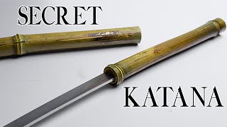 Forging a Hidden BAMBOO KATANA from a Giant Leaf Spring [upl. by Abram412]