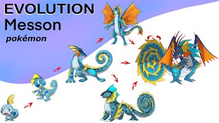 21 Added new evolution for Pokémon Messon  FlyingDragonFighting [upl. by Podvin]